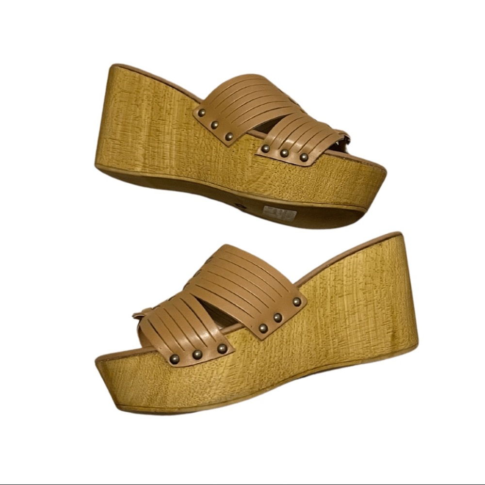 Seychelles Leather Upper Platform Sandals - image 2